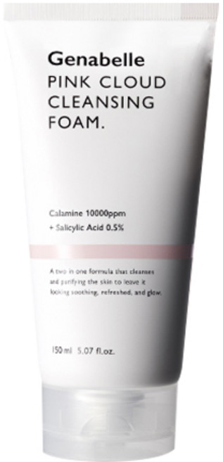 제나벨 핑크 클라우드 약산성 클렌징 폼, 150ml, 1개