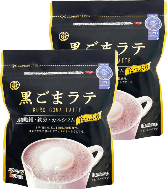 九鬼 黑芝麻粉, 150g, 1入, 2包