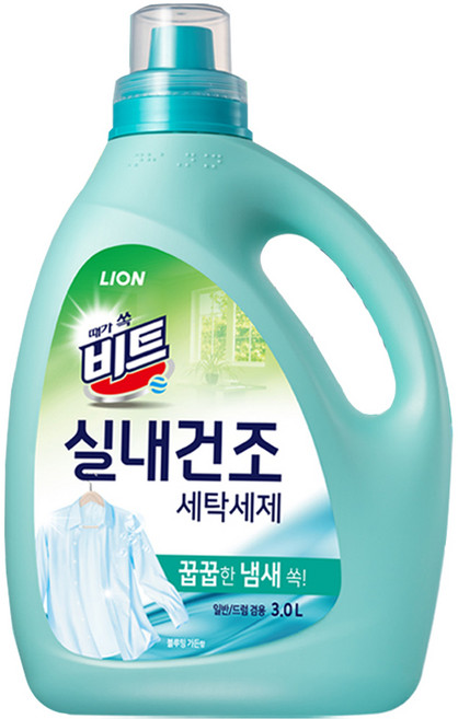 비트 실내건조 블루밍 가든향 액상세제 일반 드럼 겸용 본품, 3L, 1개