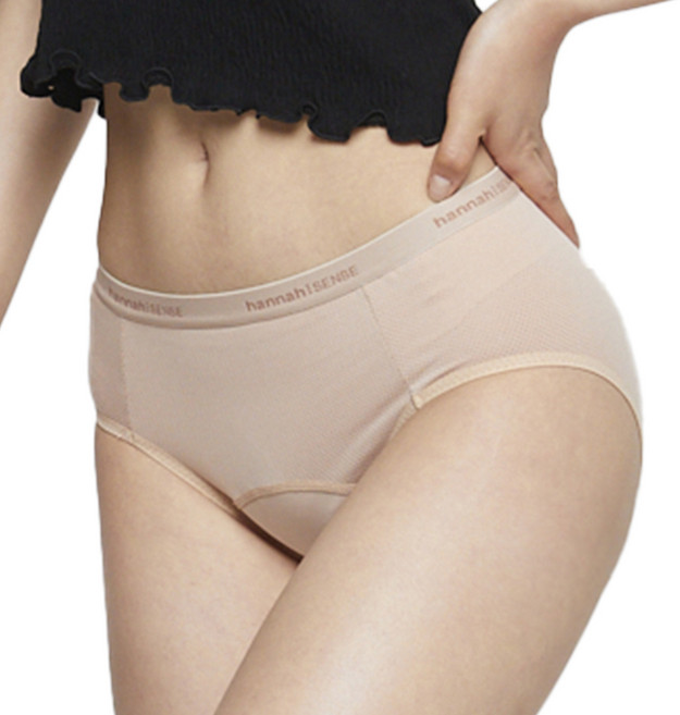 한나센스 미디 데일리 생리 팬티 베이지, 2XL, 1개입, 1개