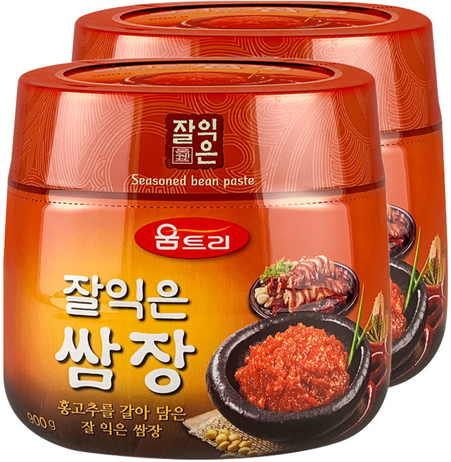 움트리 잘익은 쌈장, 900g, 2개