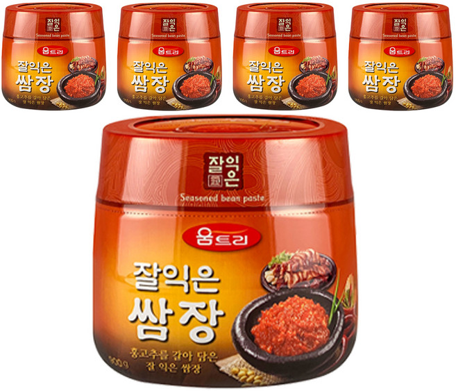움트리 잘익은 쌈장, 900g, 5개