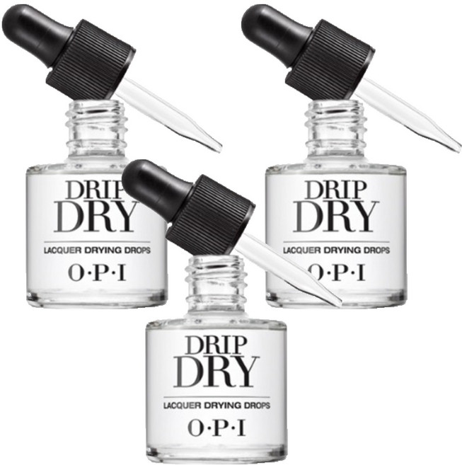 오피아이 Drip Dry 네일, 3개, 8ml