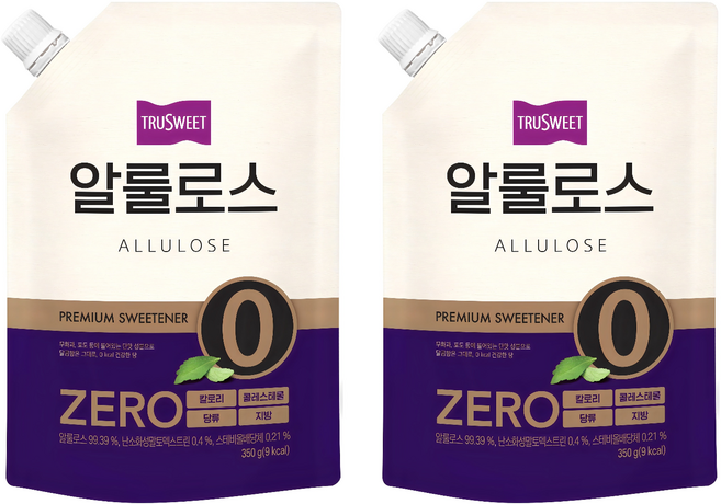 트루스위트 알룰로스 분말, 350g, 2개