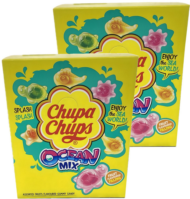Chupa Chups 加倍佳 海洋綜合軟糖, 60g, 20個