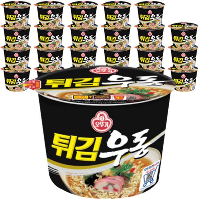 튀김우동 용기 110g, 24개