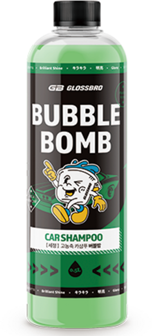 글로스브로 초고농축 버블밤 카샴푸, 500ml, 1개