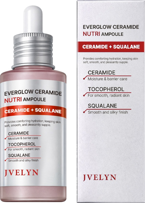 JVELYN EverGlow 神經醯胺營養安瓶 安瓶, 1個, 50ml