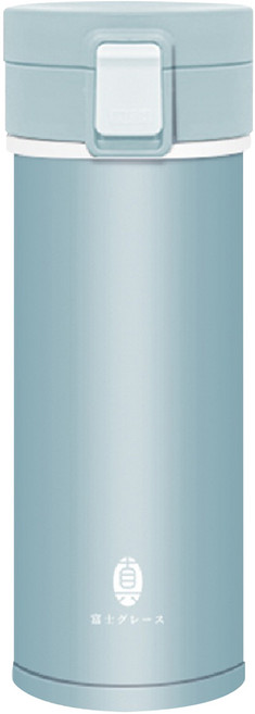 FUJI-GRACE 富士雅麗 景德鎮真陶瓷彈蓋保溫杯, 藍綠色, 500ml, 1個