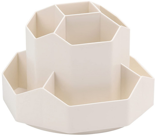 SDLP 時代良品 旋轉筆筒 米白色 300g, 1個