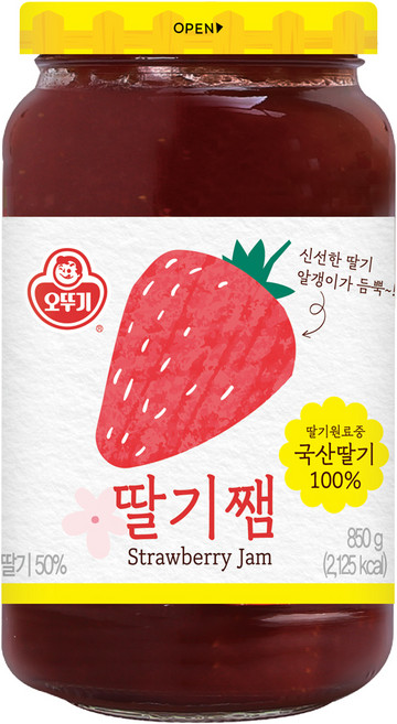 오뚜기 딸기쨈, 850g, 1개