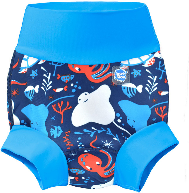 Splash About 3D游泳尿布褲 海底大冒險 6~12個月 10~15kg, L, 1件