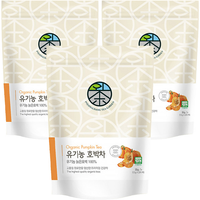 평창다원 유기농 호박차, 1.5g, 20개입, 3개