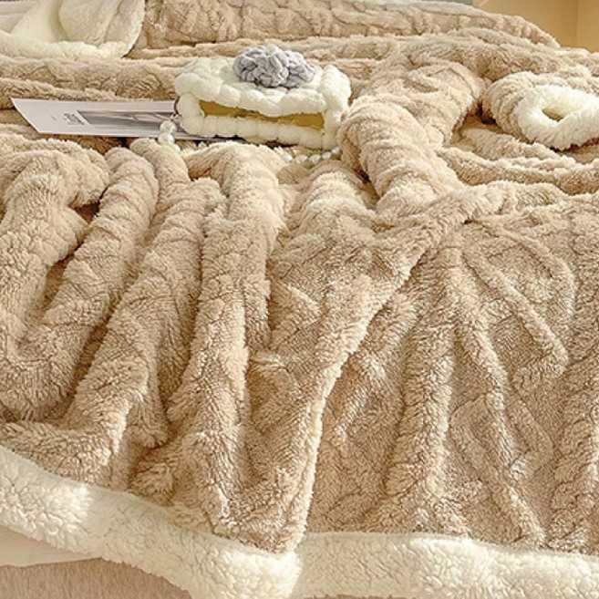 夢之語 3D緹花塔芙絨 羊羔絨毛毯