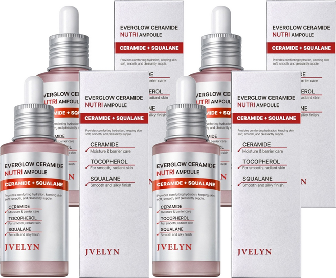 제이블린 에버글로우 세라마이드 뉴트리 앰플 앰플, 4개, 50ml