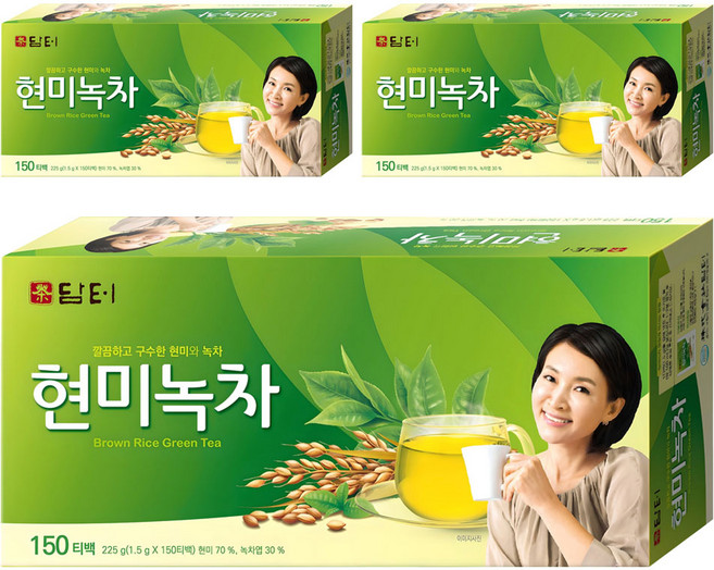 담터 현미녹차, 1.5g, 150개입, 3개