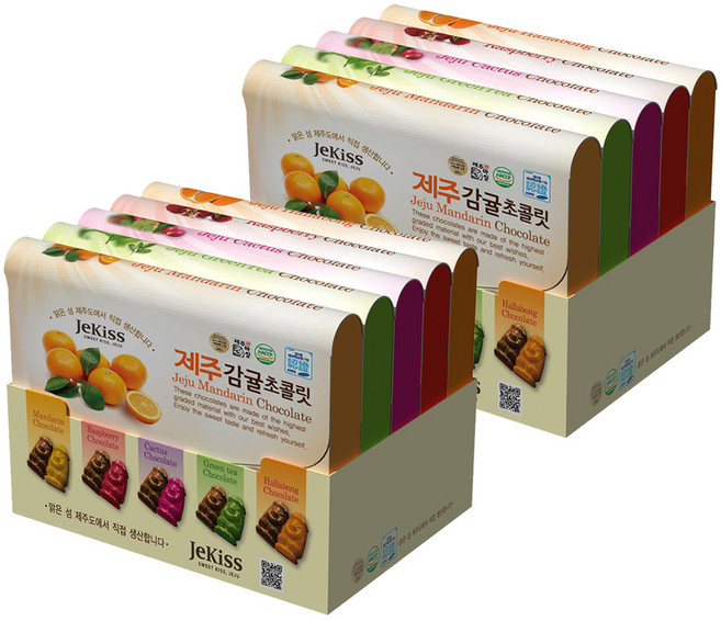 제키스 제주 종합 초콜릿 5종 세트, 175g, 2세트