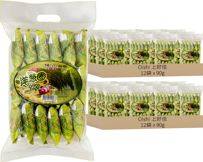 Oishi 上好佳 洋蔥圈, 90g, 24袋
