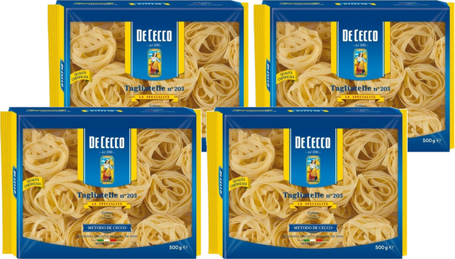 DE CECCO 得科 鳥巢麵, 500g, 4包