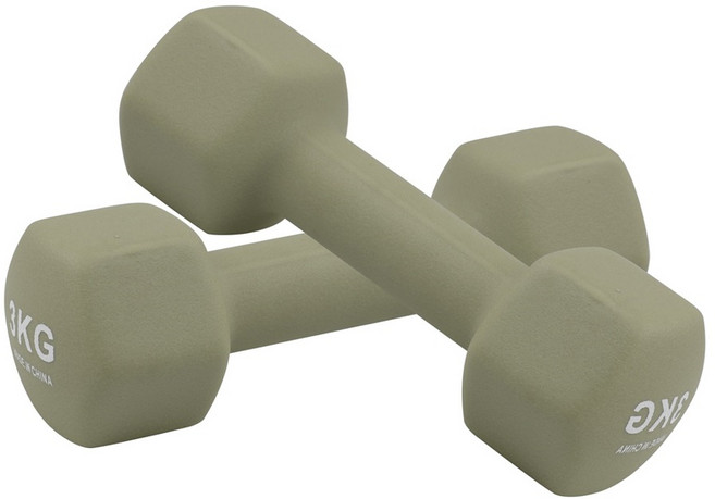 코멧 스포츠 프리미엄 논슬립 아령, 2개, 3kg