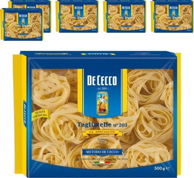 DE CECCO 得科 鳥巢麵, 500g, 6包