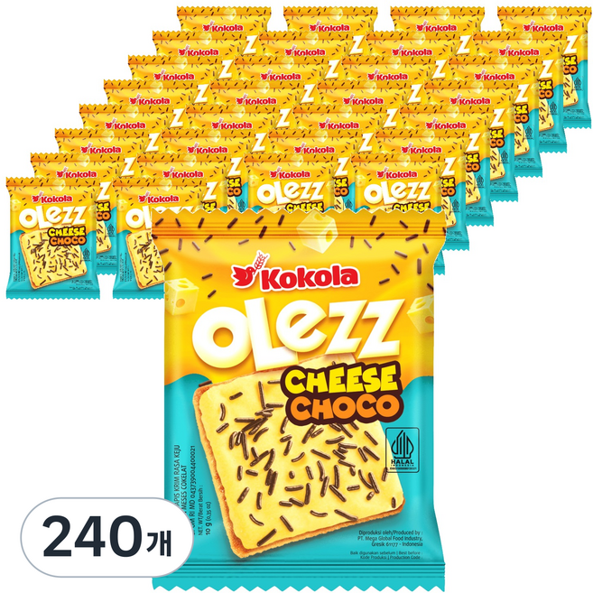 코코라 올레즈 치즈 초코 크래커, 10g, 240개