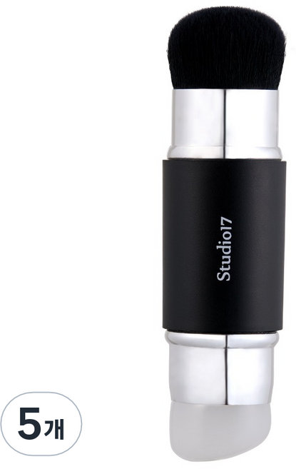 스튜디오17 듀얼 실리콘 블러셔 브러쉬, 5개