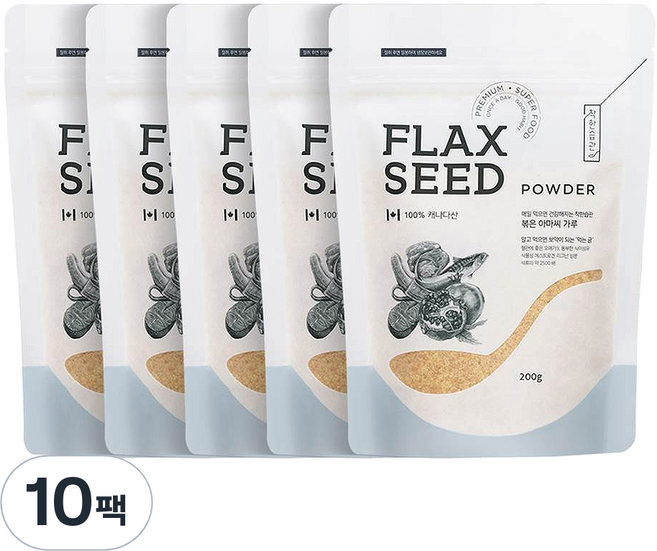 착한습관 볶은아마씨가루, 200g, 10개