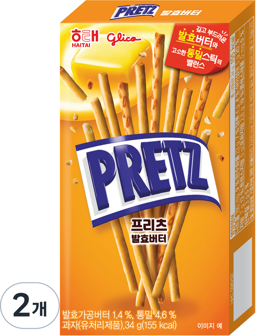 프리츠 발효버터, 34g, 2개