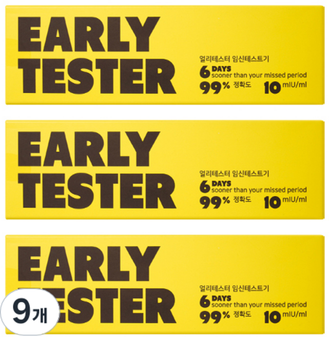 스마일랩 얼리테스터 임신테스트기, 1개입, 9개