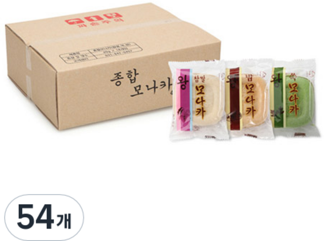 wellings 대용량 종합모나카, 40g, 54개
