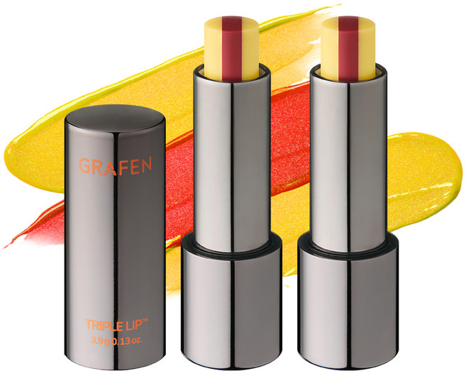 GRAFEN TRIPLE LIP 男性潤唇膏, Lip Sense, 2個