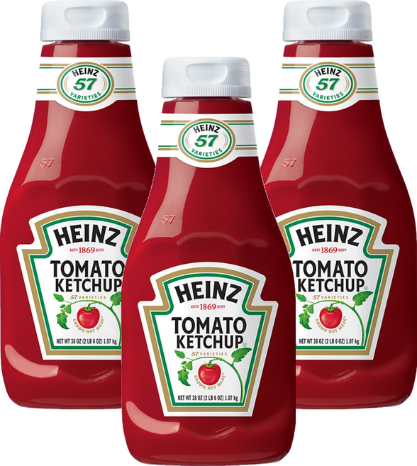 HEINZ 亨氏 蕃茄醬, 1070g, 3瓶