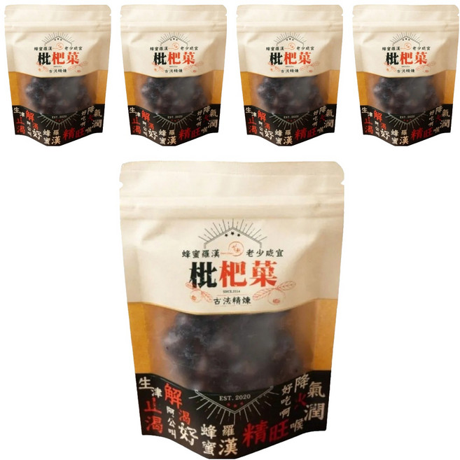 首朝 枇杷菓, 65g, 5包