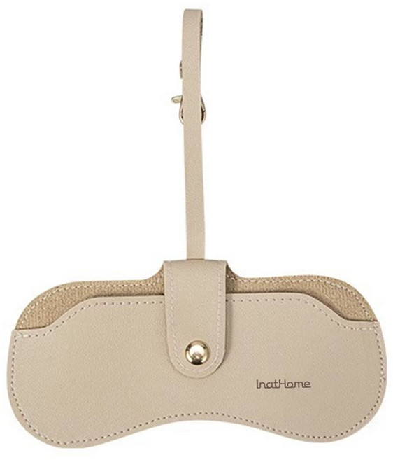 인앳홈 휴대용 가죽 안경 케이스