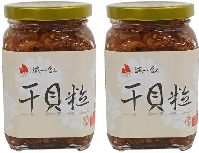 誠一 干貝粒, 320g, 2罐