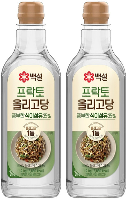 백설 프락토 올리고당, 1.2kg, 2개