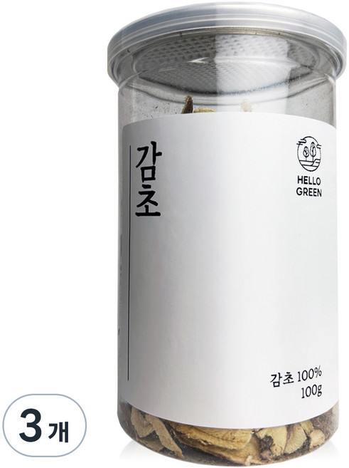 헬로우그린 감초, 100g, 3개