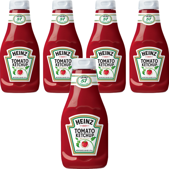 HEINZ 亨氏 蕃茄醬, 1070g, 5瓶