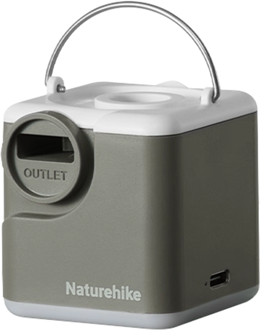 Naturehike 挪客 Wind Air 多功能輕巧迷你打氣機 ZM012, 1個, 冷杉綠