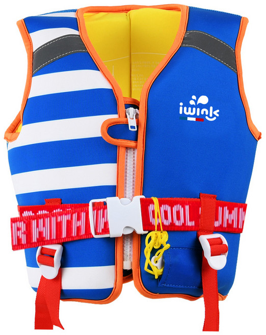 아이윙크 유아동 구명조끼, 마린블루, 1개
