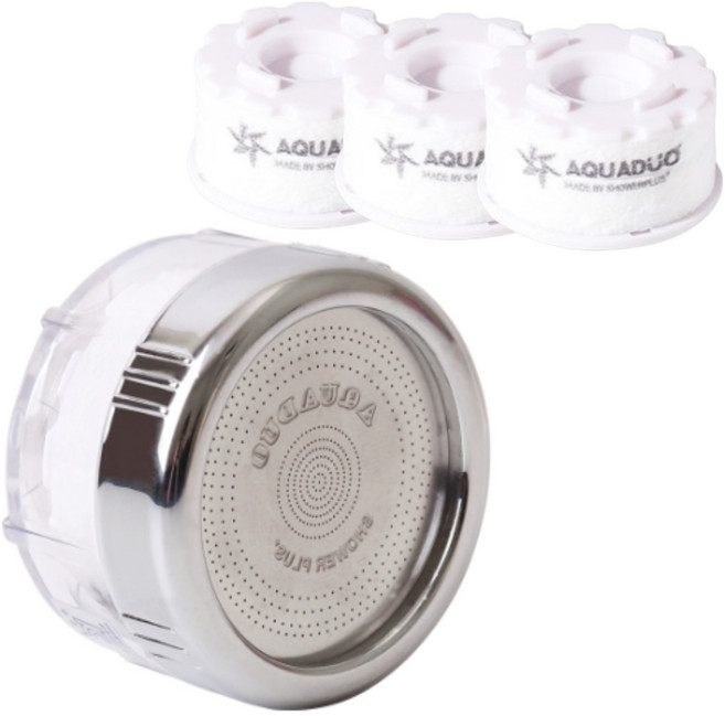 아쿠아듀오 세면대 정수필터 헤드 SF-1000ss + 리필 필터 3p, 1개