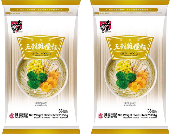五木 五穀雜糧麵家庭號, 1.05kg, 2包