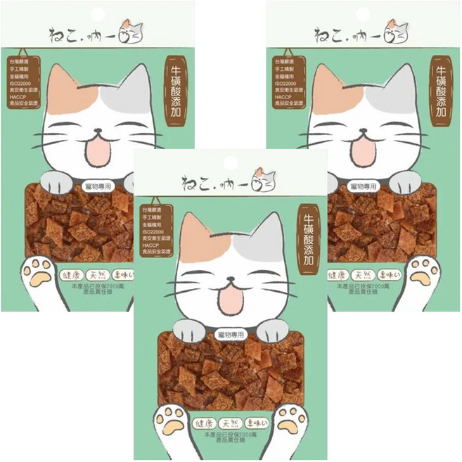 Neko 吶一口 貓零食, 25g, 3包, 一口南極磷蝦