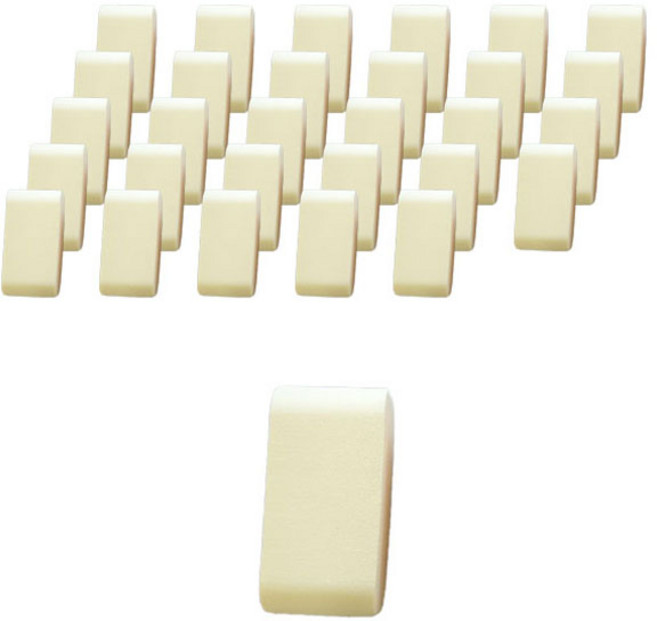 스펀지팝 하이드로 스펀지 대용량, 노랑, 30개