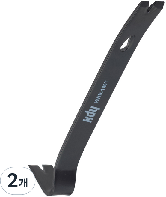 케이디와이 타원형 빠루 140mm KWR-140T, 2개