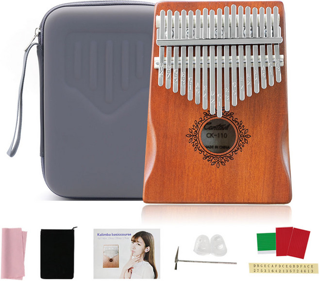 Cantavil 卡林巴 17音 CK-110 + 硬殼套組, 1套