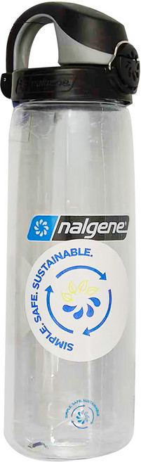 Nalgene Sustain系列 OTF水壺, 透明色 + 黑蓋, 650ml, 1個