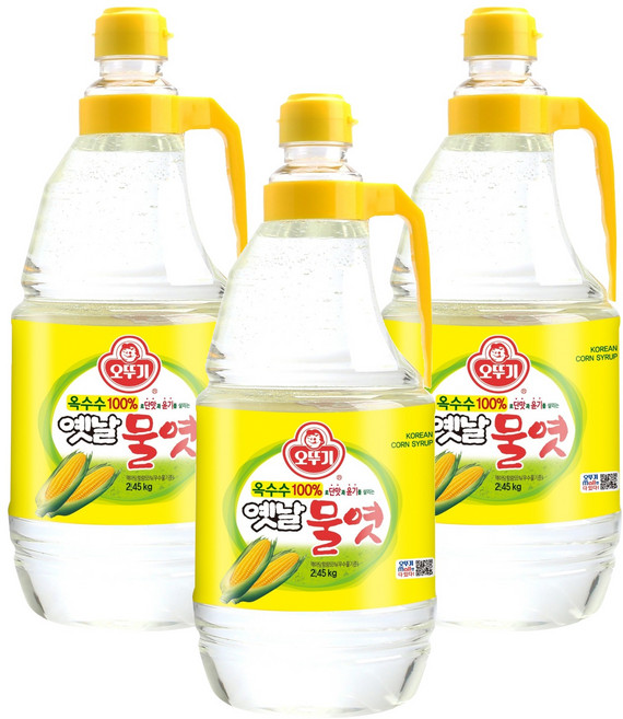 오뚜기 옛날 물엿, 2.45kg, 3개