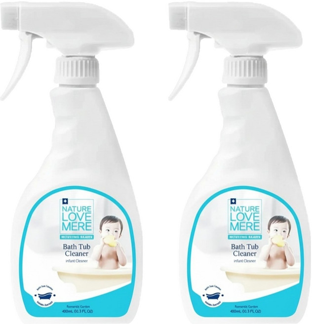 NATURE LOVE MERE 幼兒浴缸清潔劑, 400ml, 2瓶